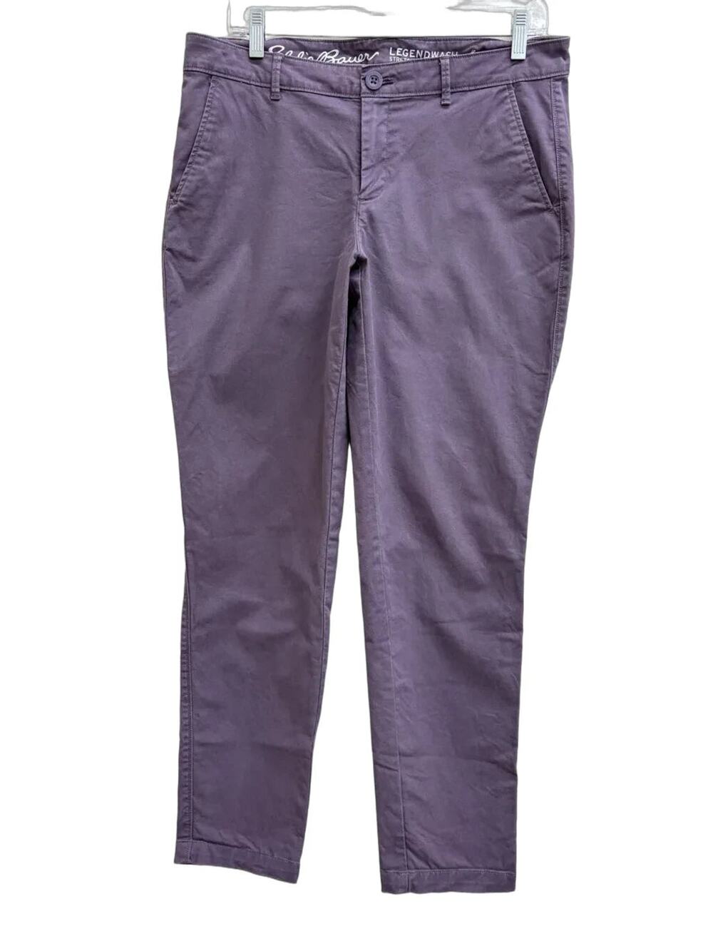 Eddie Bauer Legendwash Stretch Boyfriend Chino Purple